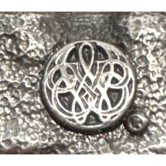 Square Dancing Siskiyou Belt Buckle 1988 Pewter Western Design with Orig Case - Picture 8 of 10